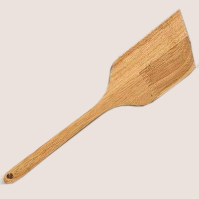 کفگیر چوبی سر کج